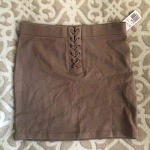 Brown Mini Skirt Forever21